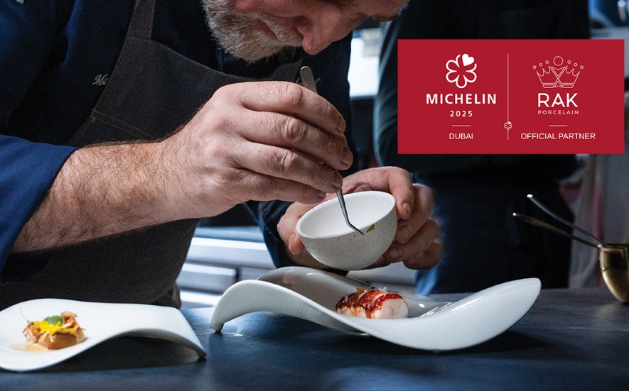 RAK Porcelain - the official sponsor of the prestigious Michelin Guide Ceremony in Dubai - 2025.